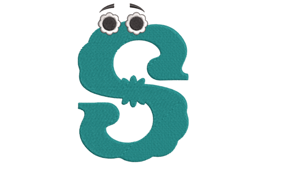 Alphabet Letter S: A Versatile Embroidery Design