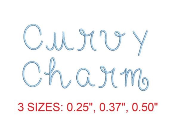 Curvy Charm Embroidery Font Review