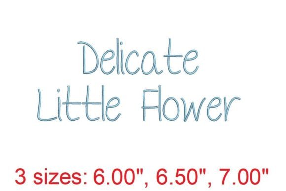 Delicate Little Flower: Elegant Embroidery Design