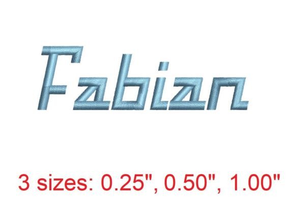 Fabian Embroidery Font Review