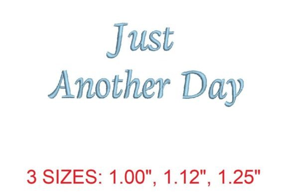 Just Another Day Font Review