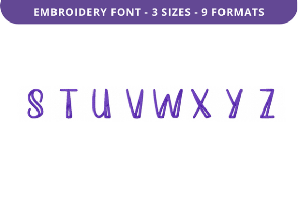 Review of Ease My Mind Font Uppercase S to Z