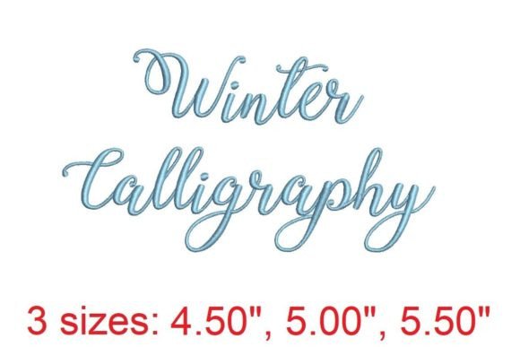 Winter Calligraphy Embroidery Review
